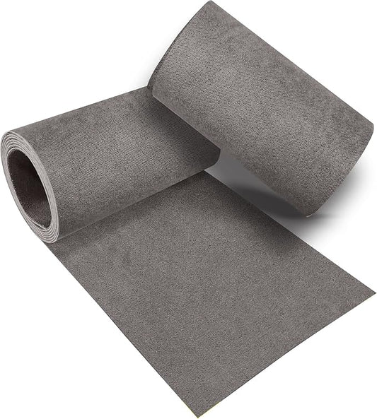 Velvet Repair Patch, Self-Adhesive Flannel Fabric Patch, Multi Colors, Microfiber Patch，Can be Used to Patch Sofas, Car Seats, Handbags, Jacket Holes and Tears (Khaki Grey)