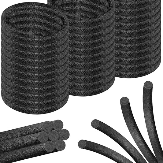 Backer Rod Foam Gap Filler Crack Filler for Concrete Repair Caulk Saver Backing Rod Concrete Expansion Joint Rope Caulk for Sealing Gaps, Expansion Joints, Crack Filling (Black, 5/8 Inch x 33 Feet)