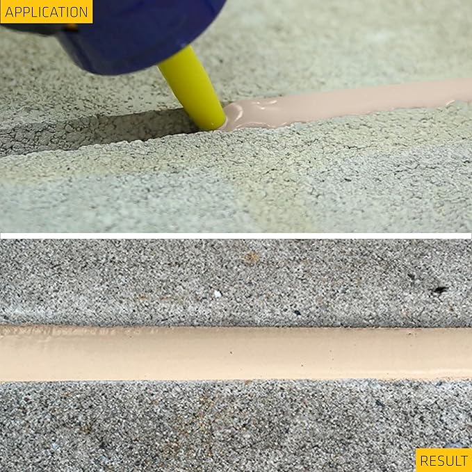SIKA Sikaflex Self Leveling Sealant, Sandstone, 29 fl oz fL, Polyurethane, Sealing Horizontal Expansion Joints in Concrete, Accelerated Curing, Self-Leveling, Durable