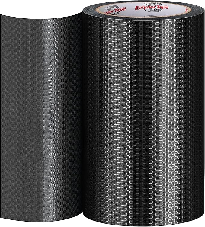 RV Underbelly Tape RV Underbelly Repair Material 8" x 26', Waterproof Flex Belly Tape with Permanent Sealing Adhesive for Mobile Home, Trailer, Camper(Black, 8 Inch x 26 Feet)