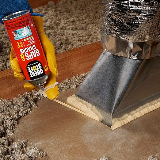 Great Stuff 157911 Insulating Foam Sealant, 20 Ounce, Ivory