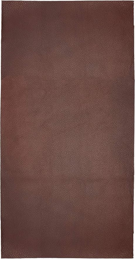 REED Leather Hides Cow Skins, 12 X 24 Inches 2 Square Foot, Brown | Arts and Crafts