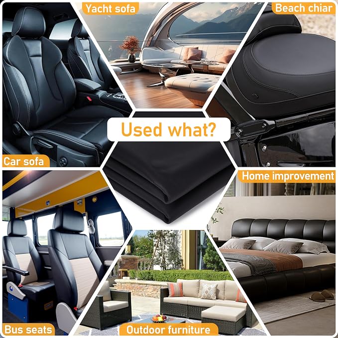 Meneng Self-Adhesive Leather Repair Patch: 3.1"x79" Invisible Leather Repair Tape for Cat Scratches & Small Tears - Precision Patch Kit for Car Seams Sofa Edges