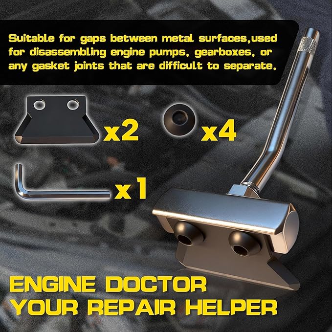1-Pack Oil Pan Removal Tool & Gasket Separator – Engine Sealant Scraper for Most Cars, Trucks, SUVs – Professional Oil Pan Separator Tool for Easy Maintenance