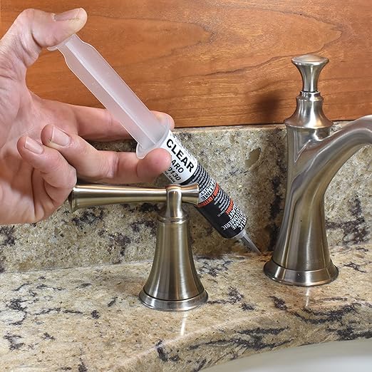 – Acrylic Urethane Elastomeric Sealant – Pre-Filled Precision Caulk Gun – Clear – 1 oz Tube – Flexible & Durable Sealant for Trim, Baseboards, and Small Cracks *Dries Translucent