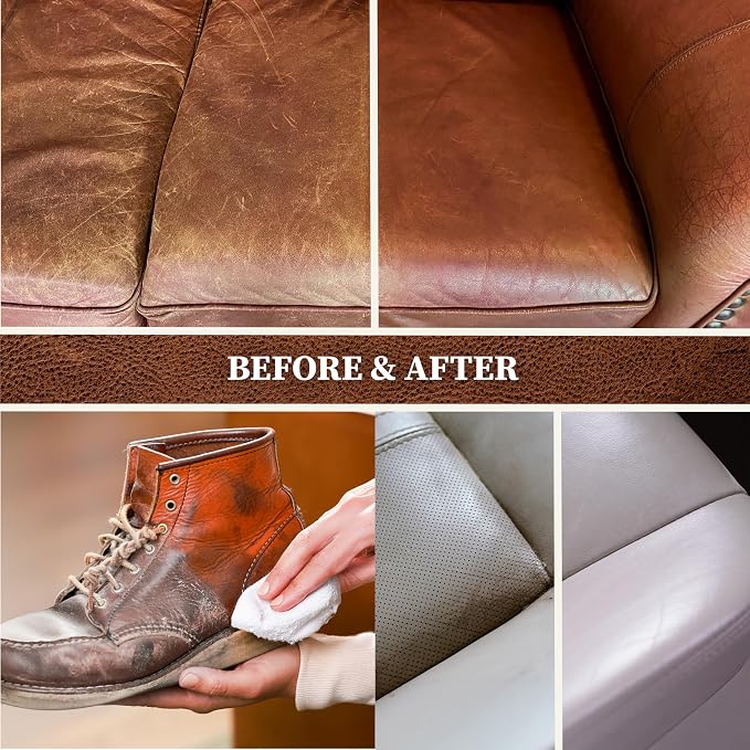 Lexol All Leather Conditioner for Car Seats and Interiors, Couches and Furniture, Shoes and Boots, Bags and Jackets, Baseball Gloves, Horse Saddles, 8oz