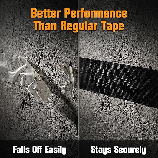 Super Strong Duct Tape 4 Inches x 32 Feet Multi-Purpose Heavy Duty Waterproof Duct Tape for Crafts & Home Improvement, Dark Tan