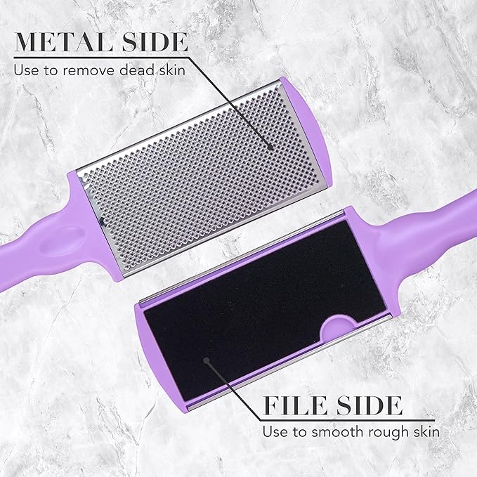 Lilac Callus Remover Tool – Professional Foot File & Callus Shaver for Feet | Premium Dead Skin Remover for Calloused Feet | Pedicure Foot Care Tool for Women – Smooth & Soft