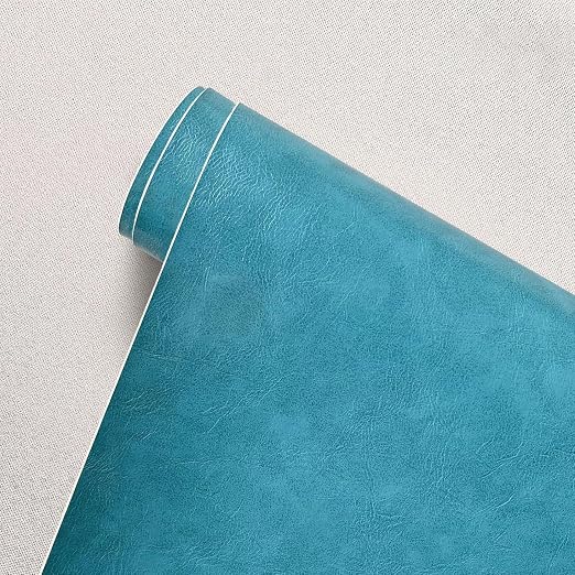 Leather Repair Patch for Couches 20 x 138 cm Peacock Blue 1 Roll Large Self-Adhesive refinisher cuttable reupholster Tape Patches kit for Couch Car Seats Furniture Sofa Vinyl Chairs Shoes Fabric Fix