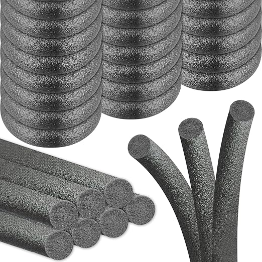 Foam Backer Rod for Gaps Concrete Crack Filler Joints Foam Gap Filler Caulk Saver Backing Rod Filler Rope Concrete Joint Filler (3/4 Inch x 10 Feet)