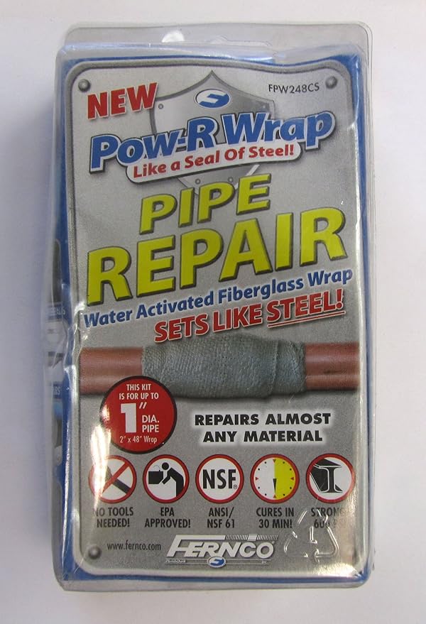 Fernco FPW248CS 1" Pow-R Wrap Pipe Repair