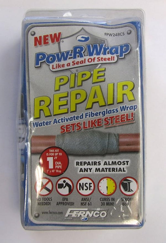 Fernco FPW248CS 1" Pow-R Wrap Pipe Repair