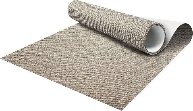 Coarse Linen Repair Patches, Self-Adhesive Linen Fabric Patches, 12X40 inch Extra Size, Multi Color, Can be Used for Linen Sofa Repair (12" x 40",Cocoa Color)