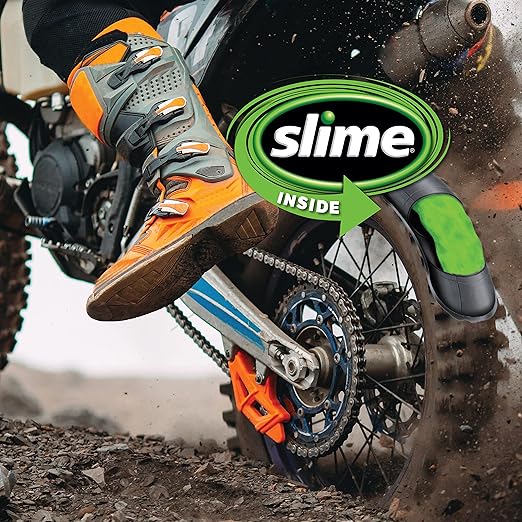 Slime 10004-6PK Dirt Bike Tube Puncture Repair Sealant, Prevent and Repair, suitable for all Dirt Bikes with Tubes, Non-Toxic, Eco-Friendly, 6 x 16oz bottle