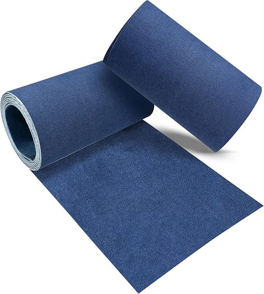 Velvet Repair Patch, Self-Adhesive Flannel Fabric Patch, Multi Colors, Microfiber Patch，Can be Used to Patch Sofas, Car Seats, Handbags, Jacket Holes and Tears (Blue)