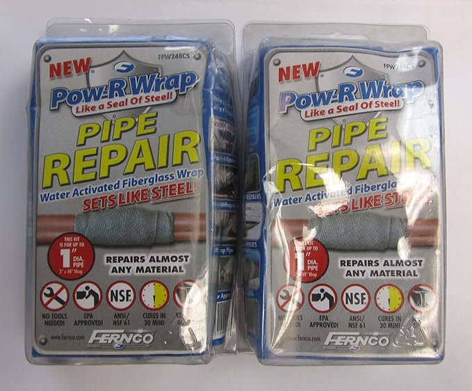 Fernco FPW248CS 1" Pow-R Wrap Pipe Repair