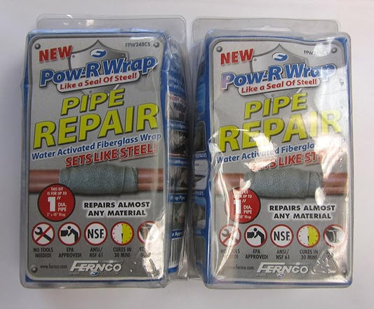 Fernco FPW248CS 1" Pow-R Wrap Pipe Repair
