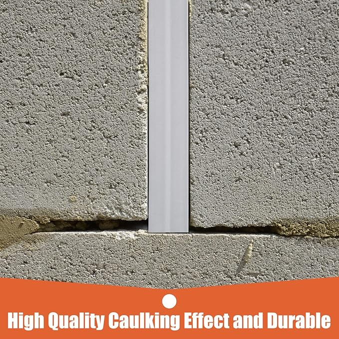 10 Ft Concrete Expansion Joint Filler Driveway Crack Filler Flexible EPDM Rubber Strip for Concrete Crack Repair Replacement Weathering Expansion Joint Upgrade (1 Inch)