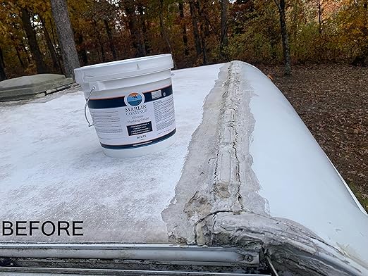 100% Silicone Roof Patch – Prevent and Repair Leaks – Complete Waterproofing – Easy Trowel or Brush Application… (1 Gallon, Black)
