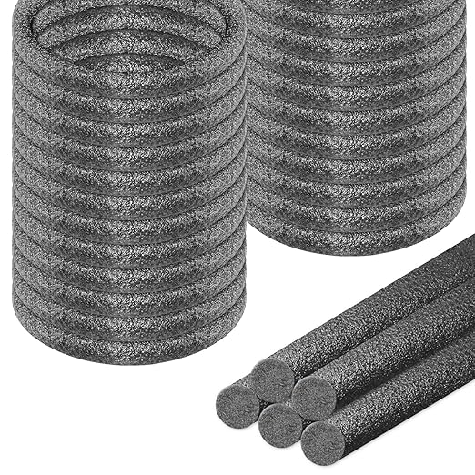 Foam Backer Rod for Gaps Concrete Crack Filler Joints Foam Gap Fillers Caulk Saver Backing Rod Concrete Filler Rope Joint Filler (5/8 Inches X 10 Feet)