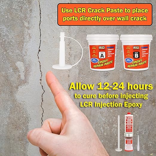 Liquid Concrete Standard Surface Injection Ports with Attached Caps (10)