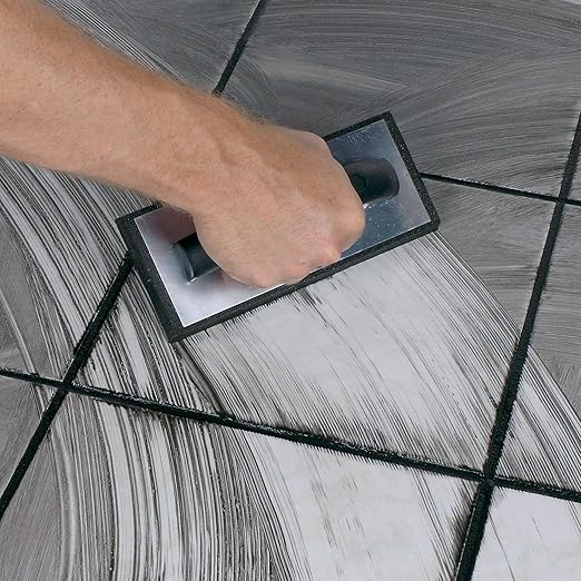 QEP 4 in. x 9.5 in. Molded Rubber Grout Float with Non-Stick Gum Rubber, Black (Pack of 12)