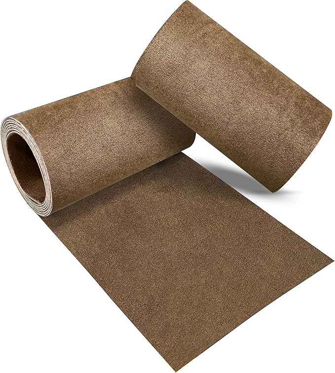 Velvet Repair Patch, Self-Adhesive Flannel Fabric Patch, Multi Colors, Microfiber Patch，Can be Used to Patch Sofas, Car Seats, Handbags, Jacket Holes and Tears (Brown)