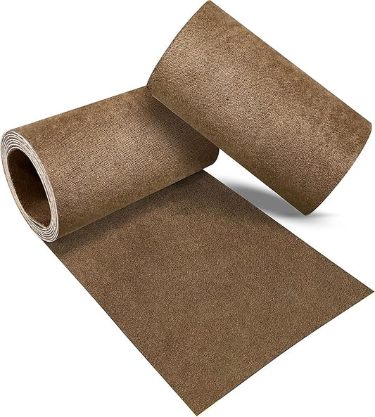 Velvet Repair Patch, Self-Adhesive Flannel Fabric Patch, Multi Colors, Microfiber Patch，Can be Used to Patch Sofas, Car Seats, Handbags, Jacket Holes and Tears (Brown)
