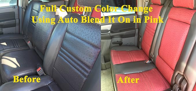 Blend It On Leather Max Large Project 8 Ounce Jar Refinish For Your Furniture, Jacket, Sofa or Car Seat, Super Easy Instructions, Restore Any Material, Bonded, Pleather, Genuine (Light Grey)