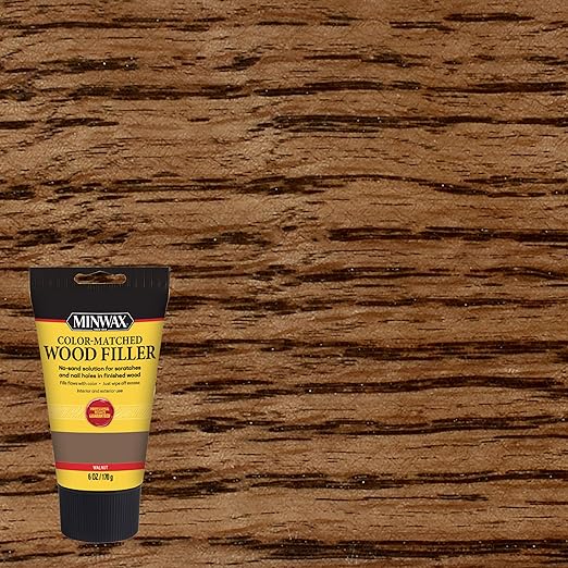 Minwax Color-Matched Wood Filler, Walnut, 6 oz (Pack of 2)