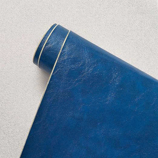 Large Leather Repair Patch for Couches 100 x 138 cm Leather Repair Tape Self,Repair Patch Self Adhesive Waterproof for Couches, Furniture, Kitchen Cabinets, Car Seats Navy Blue