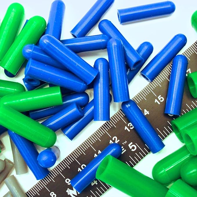 175Pc Ultra Precision High Temp Silicone Rubber End Cap Kit Powder Coating Custom Paint Supplies