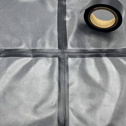 Hot Melt Seam Sealing Repair Adhesive Fusible Tape，Layer for Waterproof PU Coated Fabrics Sportswear Outdoor Gear Raincoat Tent Awning (Black)