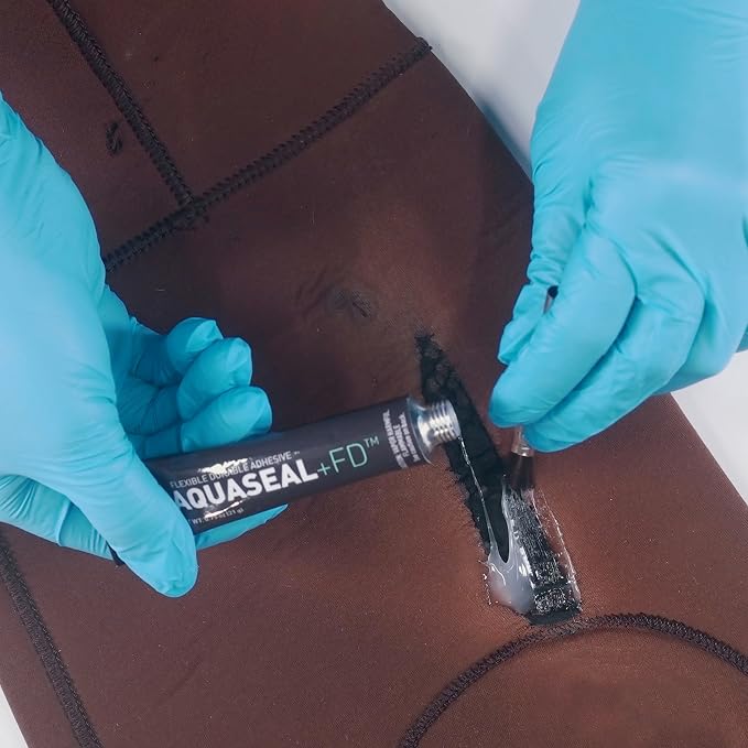 Gear AID Aquaseal FD Flexible Durable Repair Adhesive and Cure Accelerator for Fixing Holes and Rips in Waders, Wetsuits and Inflatables