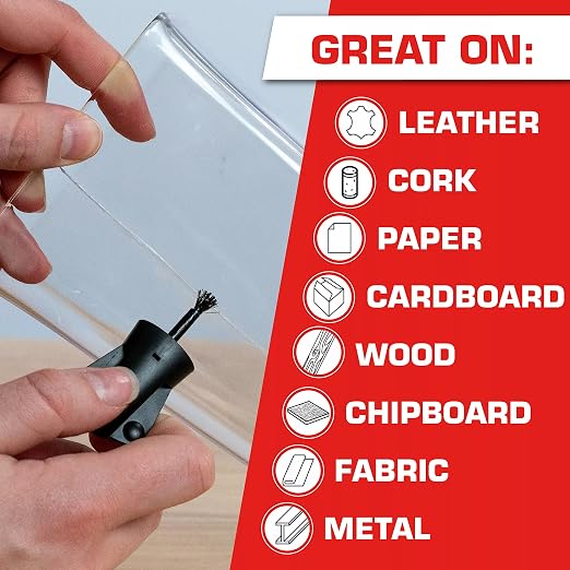 Loctite Super Glue Brush On Liquid, Clear Superglue for Leather, Wood, Metal, Crafts, & Repair, Cyanoacrylate Adhesive Instant Glue, Quick Dry - 0.17 fl oz Bottle, 2 Pack