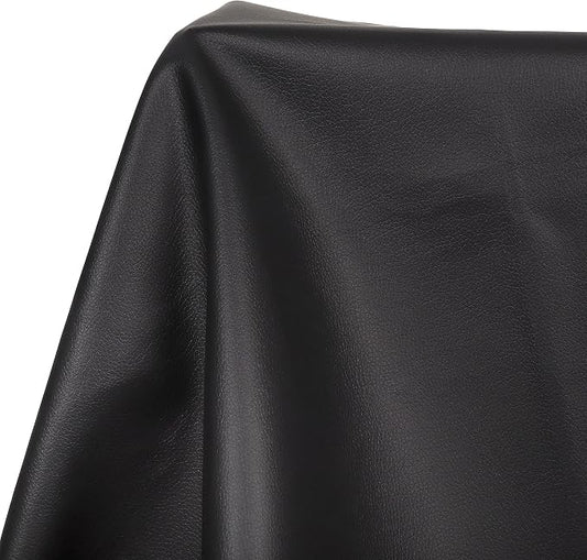 Marine Vinyl Upholstery Faux Leather: Meneng Black Grain Faux Leather 54"x36" Marine Vinyl Fabric Waterproof Durable for DIY Upholstery Boat Car Sofa