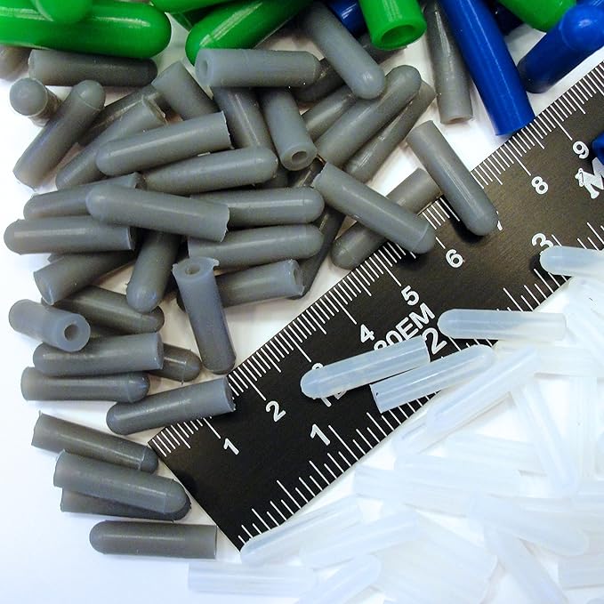 175Pc Ultra Precision High Temp Silicone Rubber End Cap Kit Powder Coating Custom Paint Supplies