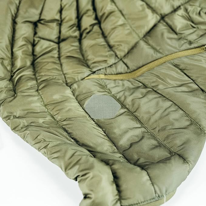 GEAR AID Tenacious Tape Hex – 2.5” & 1.5” Repair Patches (8 Patches: Four 2.5” & Four 1.5”, OD Green) – Peel-and-Stick Outdoor Nylon Fabric to Fix Holes and Burns in Down Jackets, Rain Gear and Tents