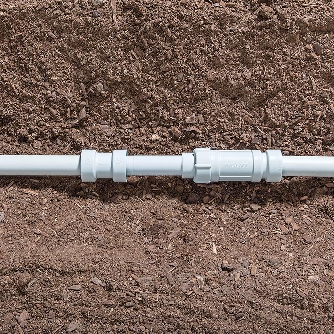 Orbit 35674 PVC-Lock Slide Repair Fitting, 1" - Single-End Repair | Requires Additional 1" PVC-Lock Coupling (Sold Separately)
